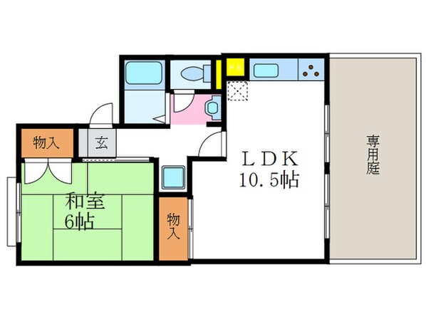 ノ－ブル広野の物件間取画像